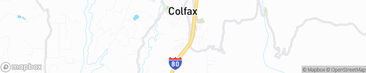 Colfax - map