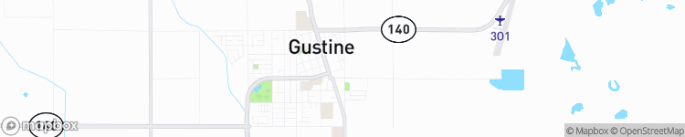 Gustine - map