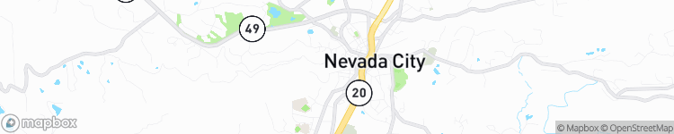 Nevada City - map