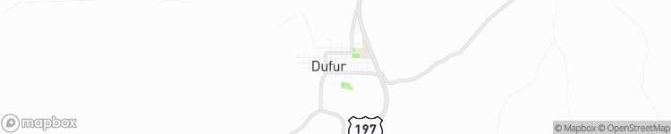 Dufur - map
