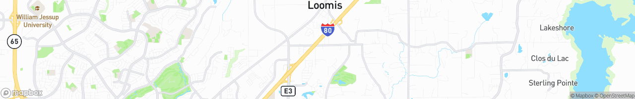 Loomis - map