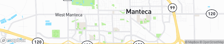 Manteca - map