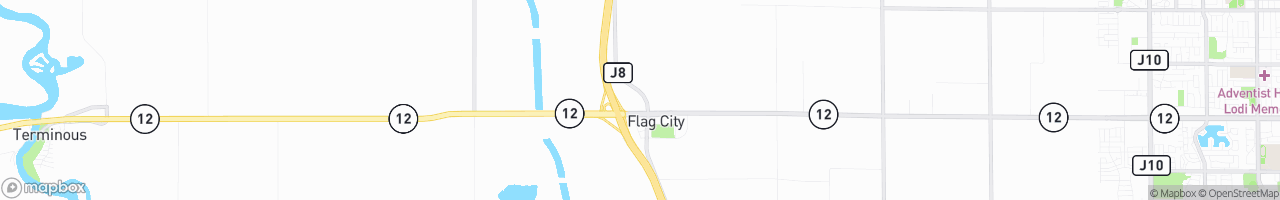 Flying J Travel Plaza - map