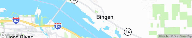 Bingen - map