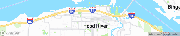 Hood River - map