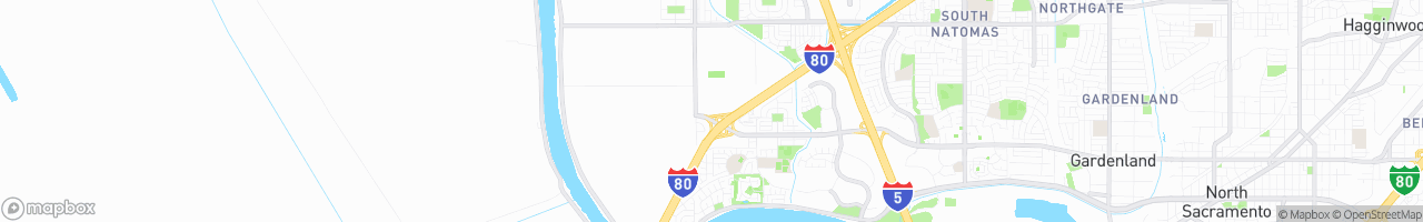 Sacramento 49er Travel Plaza - map