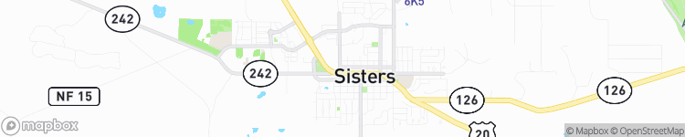 Sisters - map