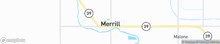 Merrill - map