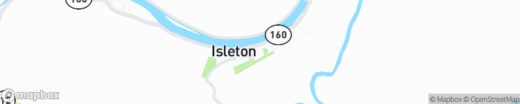 Isleton - map