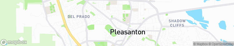 Pleasanton - map