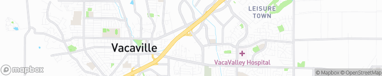 Vacaville - map