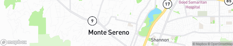 Monte Sereno - map