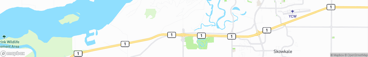Trans Canada Truck Stop (Esso) - map