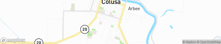 Colusa - map