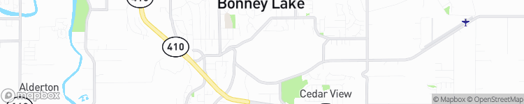 Bonney Lake - map