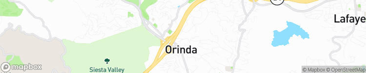 Orinda - map