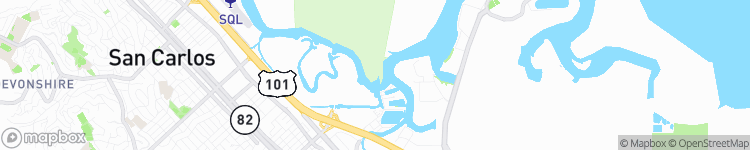 Redwood City - map