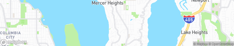 Mercer Island - map