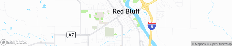 Red Bluff - map