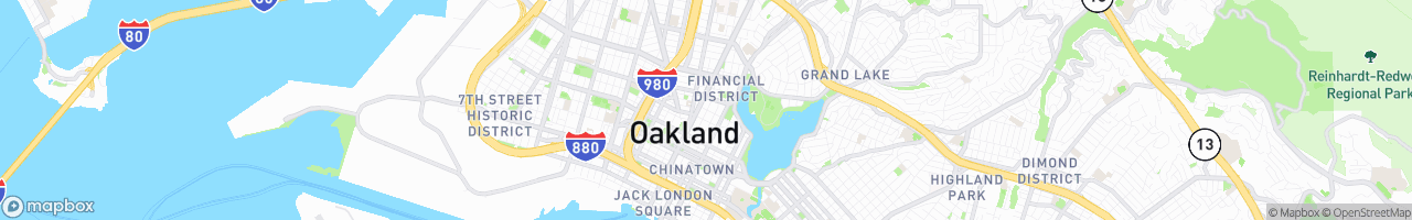 Downtown Oakland Association - map