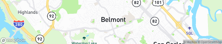 Belmont - map