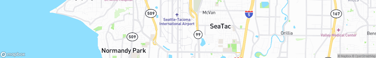 Seattle-Tacoma International Airport - map
