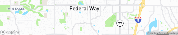 Federal Way - map