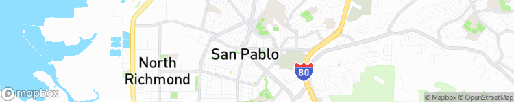 San Pablo - map