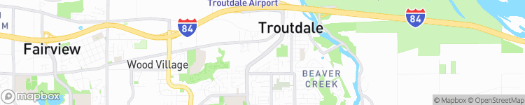 Troutdale - map