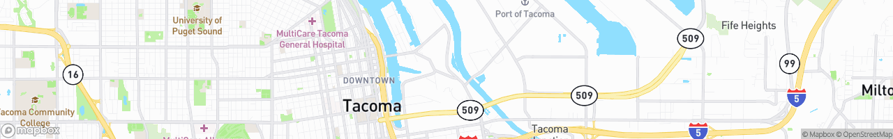 Tacoma Truck Wash - map