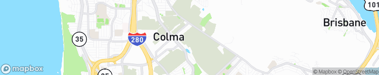 Colma - map