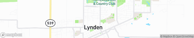 Lynden - map