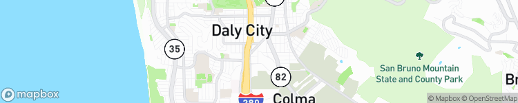 Daly City - map