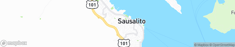 Sausalito - map