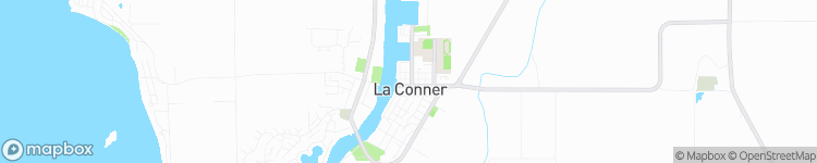 La Conner - map