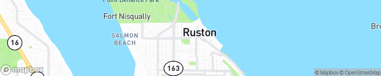 Ruston - map