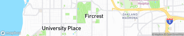 Fircrest - map