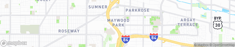 Maywood Park - map