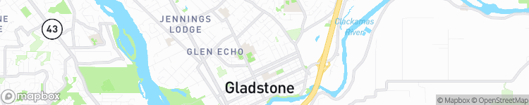Gladstone - map