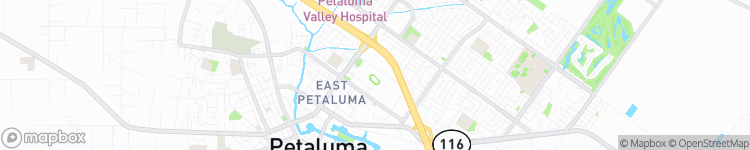 Petaluma - map
