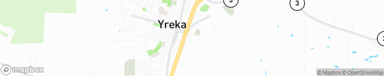 Yreka - map