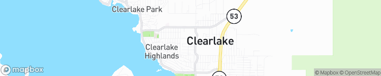 Clearlake - map