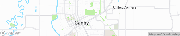 Canby - map