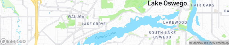 Lake Oswego - map
