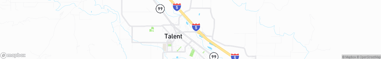 Talent Truck Stop - map