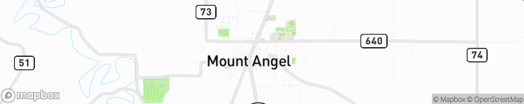 Mount Angel - map