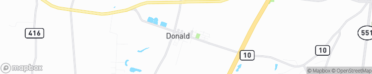 Donald - map