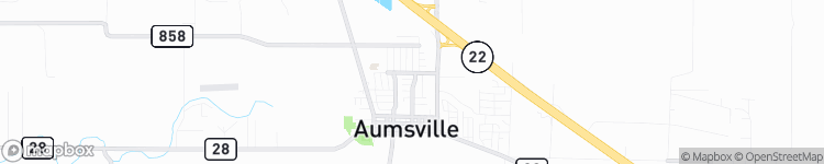 Aumsville - map