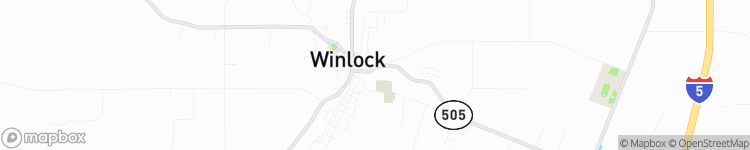 Winlock - map