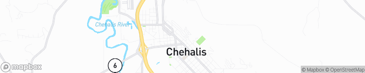 Chehalis - map
